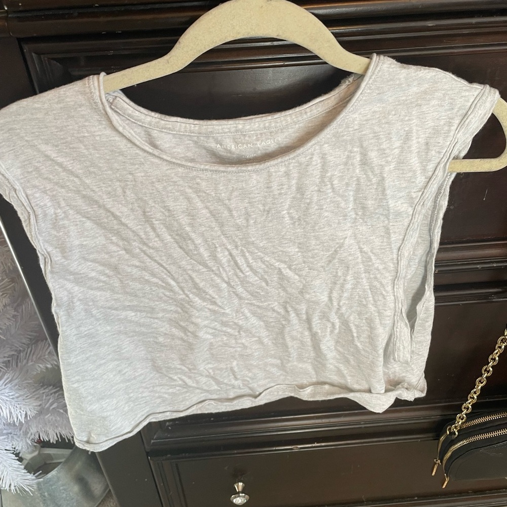 White crop top